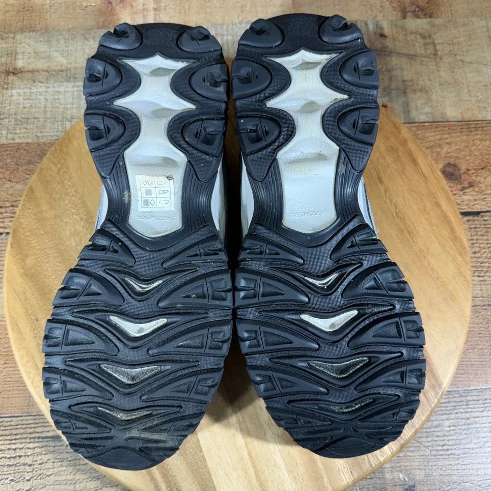 Skechers Shoes Mens 11 Grey Black Slip-ins Afterburn M. Fit Ridgeburn 237563